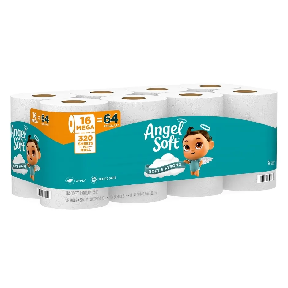 Angel Soft Toilet Paper, 16 ct.