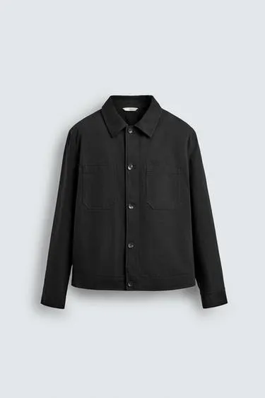 QUILTED OVERSHIRT WITH POCKETS