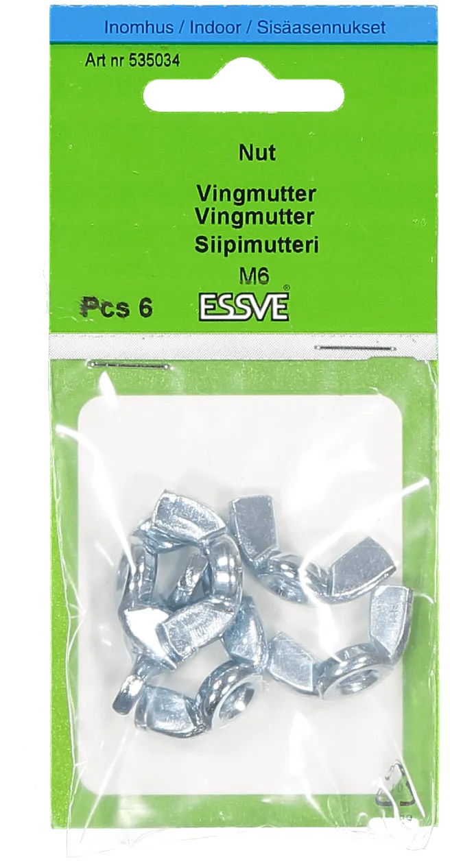 VINGMUTTER M6 DIN315 FZB A-6