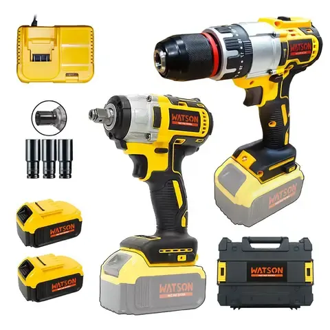 Taladro Inalámbrico Colton 36V + Llave Impacto + 2 Baterías