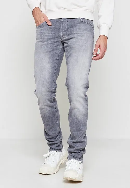JJIWHGLENN JJICON - Jeans straight leg - grey denim