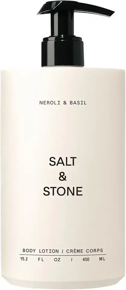 Salt & Stone Body Lotion for Women & Men| Scented Daily Body Lotion | Hydrates, Nourishes & Softens Skin | Restores Dry Skin | Fast-Absorbing | Cruelty-Free & Vegan (450 ml) (Neroli & Basil)