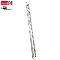 Escalera Certificada 5 a 10 m 28 P Extensión en Aluminio 136 kg Fanes