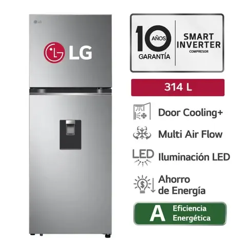 Refrigeradora No Frost 314 LT GT31WPP Plateado