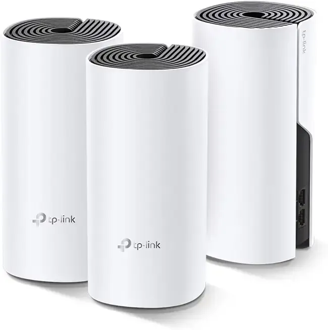 Deco Whole Home Mesh WiFi System – Up to 5,500 Sq.ft. Coverage, WiFi Router/Extender Replacement, Gigabit Ports, Seamless Roaming, Parental Controls, Works with Alexa(Deco M4 3-Pack)