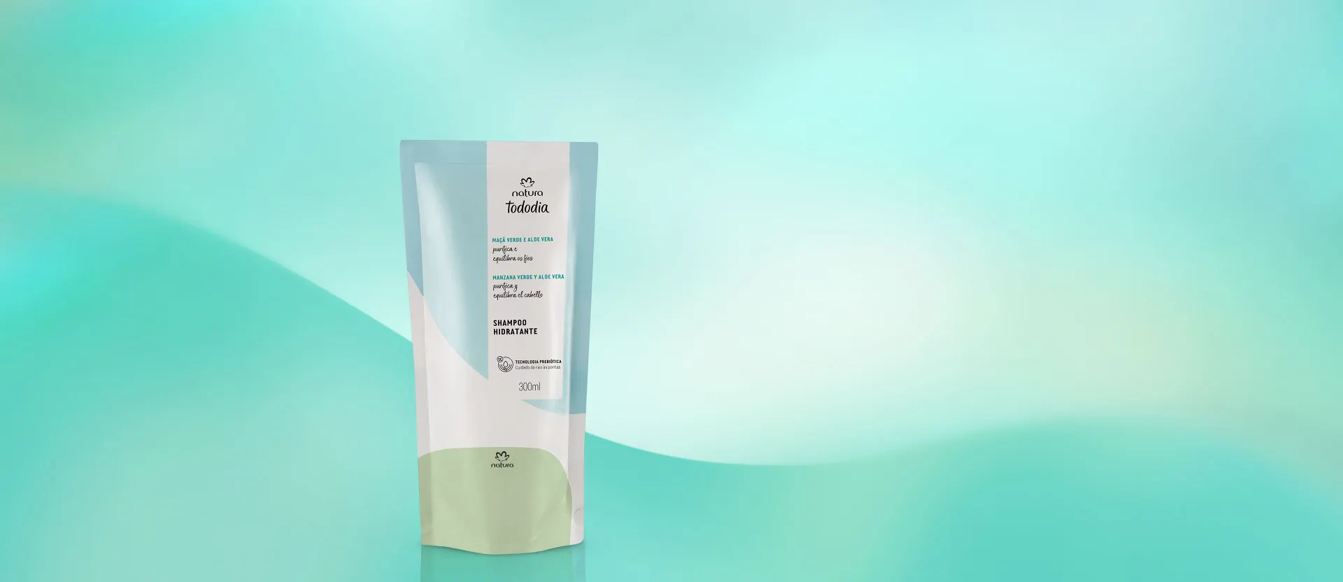 Refil Shampoo Hidratante Maçã Verde e Aloe Vera