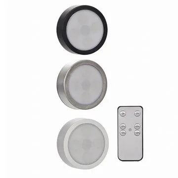 Set 3 Lampade LED a Batterie con Telecomando SmartLight