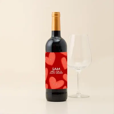 Condado Real | Tempranillo Tinto | Love met eigen naam | 750 ml