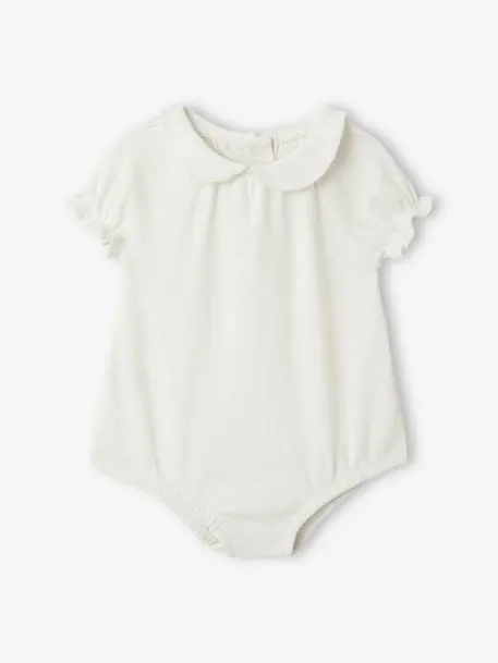 Coffret ensemble bébé fille 3 pièces - écru