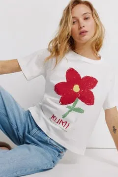 Camiseta KUMI Flor