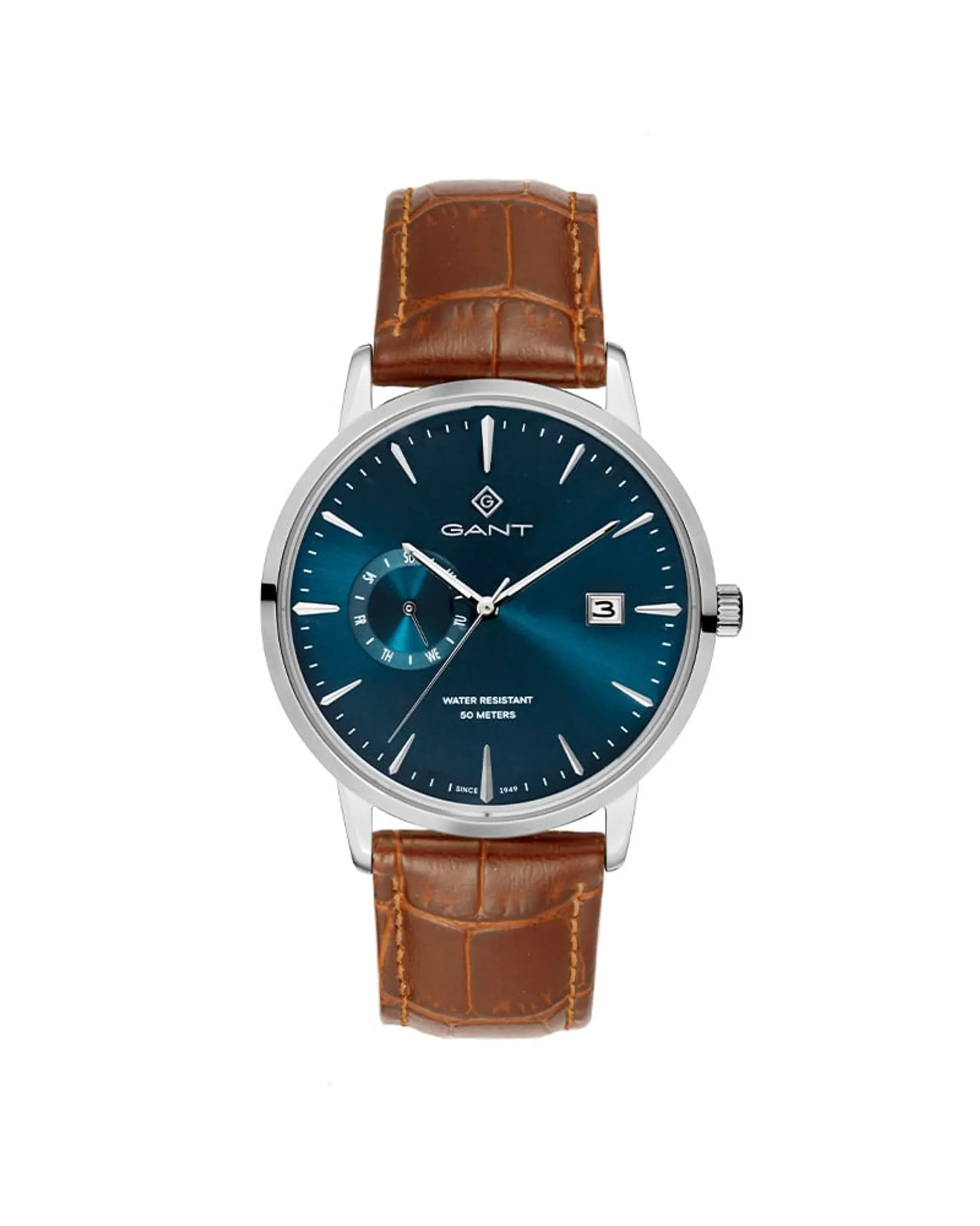 East Hill herreklokke med brun rem (43mm)999