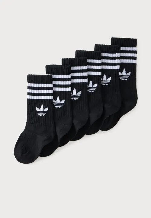 CREW UNISEX 6 PACK - Sokker - black/white