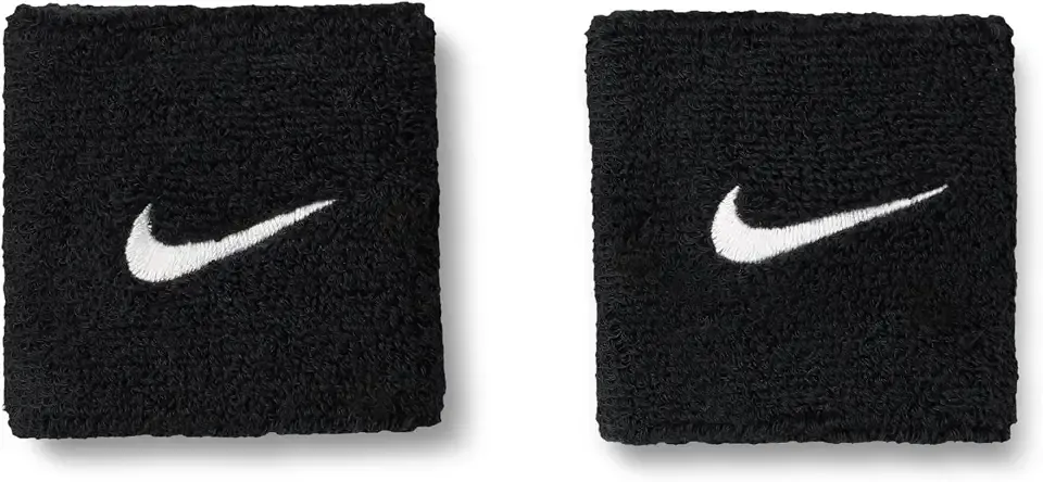 Nike Unisex Adult Swoosh Classic Wristband 2 Pack