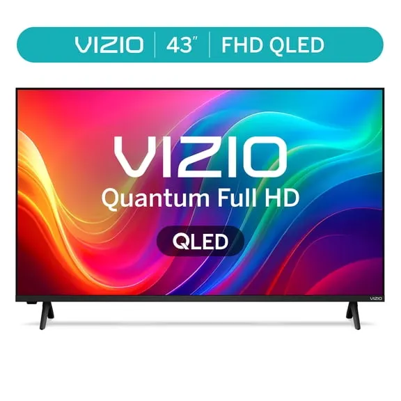 VIZIO 43" Class Quantum Full HD QLED Smart TV, 1080p (VFQ43M-10) $148.00