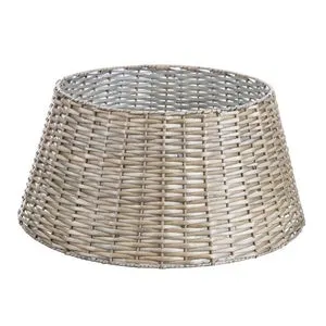 Cubre pie desmontable para árbol de Navidad color mimbre natural LOLAhome