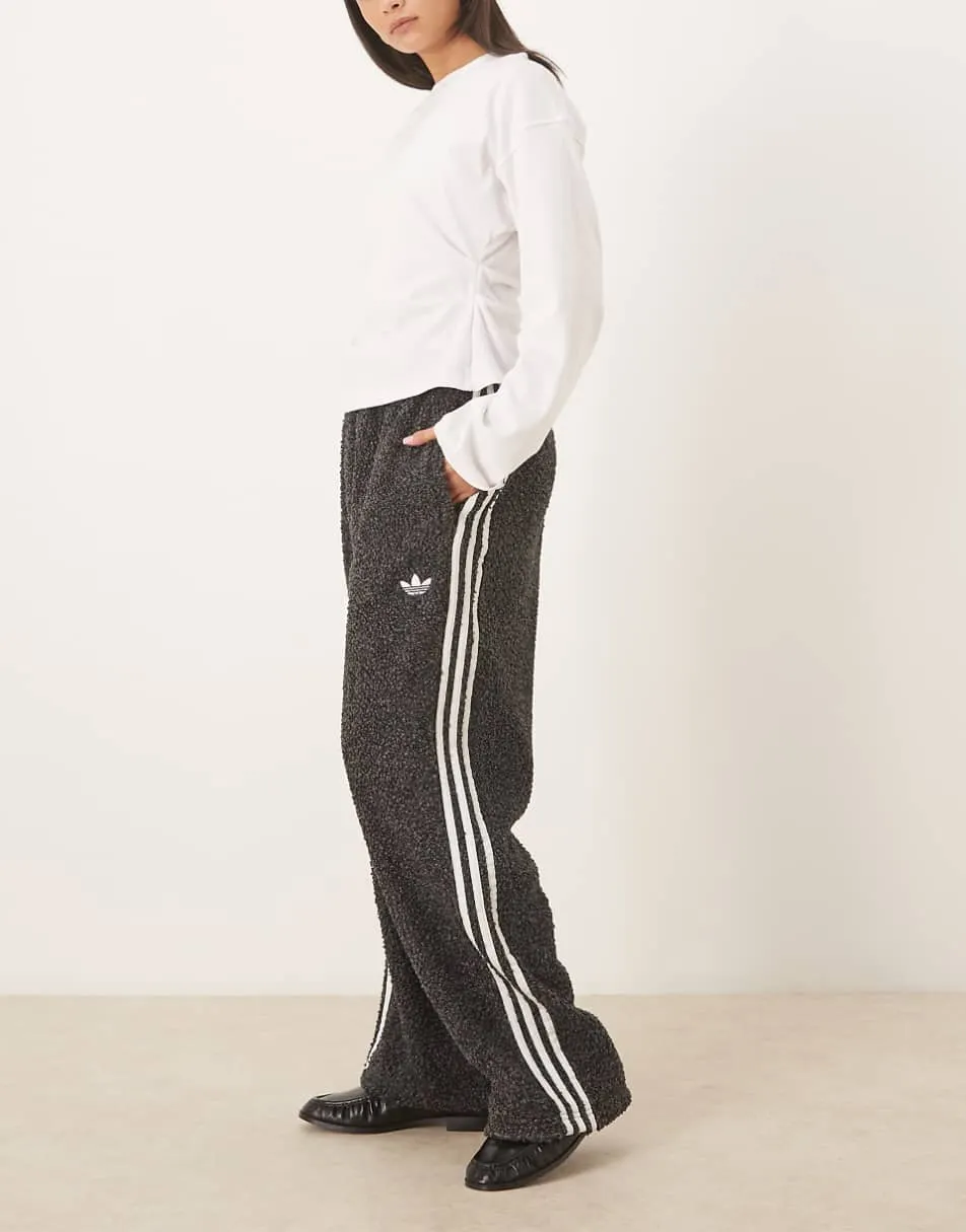 adidas Originals Boucle Firebird track pants in black