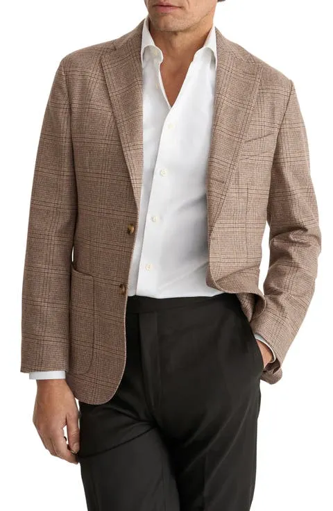 Lana Tech Check Flannel Sport Coat