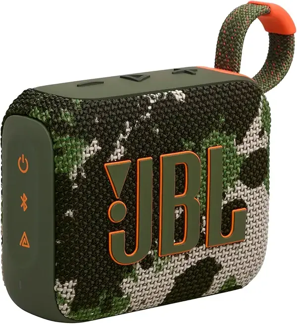 JBL Go 4 - Ultra-Portable, Waterproof and Dustproof Bluetooth Speaker, Big JBL Pro Sound with Punchy bass, 7-Hour Built-in Battery, Made in Part with Recycled Materials (Squad)