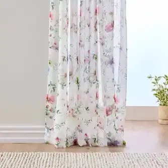 Urban Interiors Harriet Sheer Pencil Pleat Curtain Single