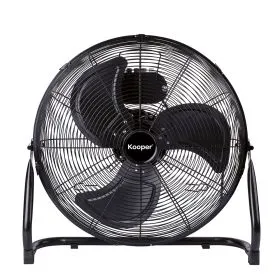 Ventilatore alta velocità Ø 45 cm con 3 pale 100 W, nero, Kooper