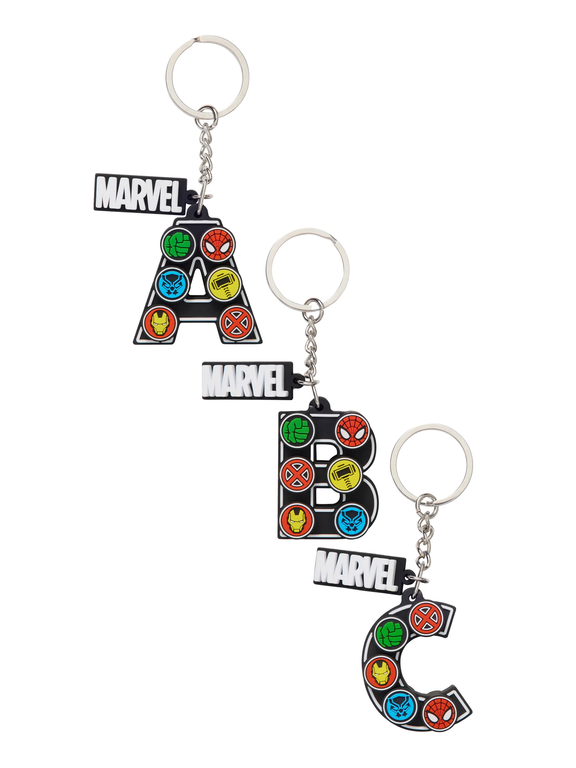 Marvel Alphabet Keyring