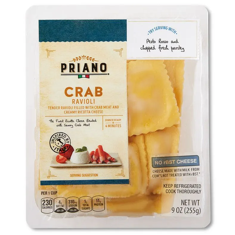 Priano Crab Ravioli