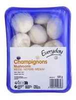EVERYDAY champignons moyens 500g