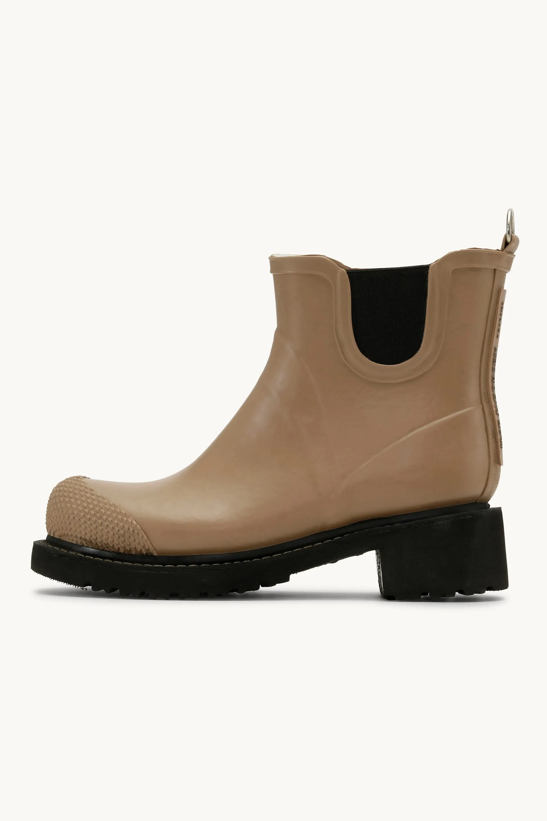 Short Rubber Boots With High Heel