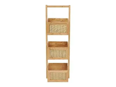Estantería de bambú para baño