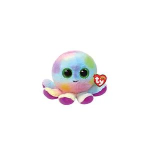 Peluche Beanie Boo's 15cm Bubbles le poulpe multicolore