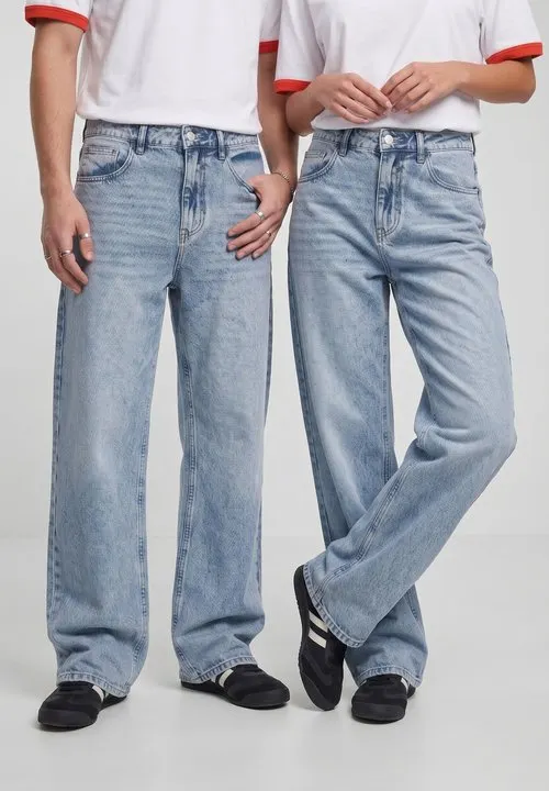 UNISEX - Baggy jeans - blue denim
