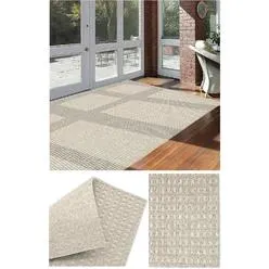 Koeckritz Rugs Soft and Durable Interlace Indoor - Outdoor Area Rugs Lightweight and...