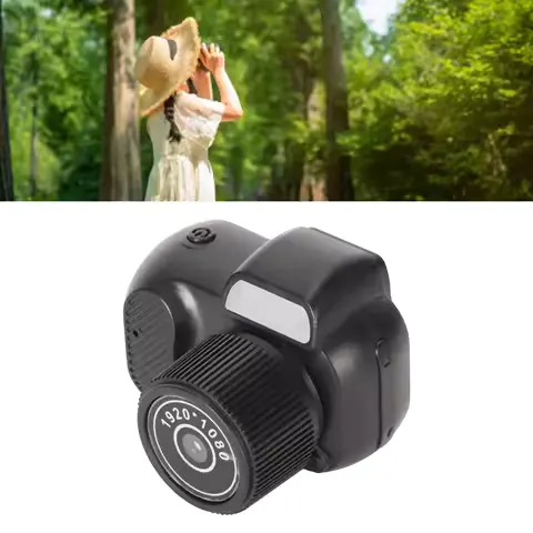 Portable Mini DV Digital Camera with 0.96inch Display 1080P Retro Mini Digital SLR Camera Mini Video Recorder for Outdoor