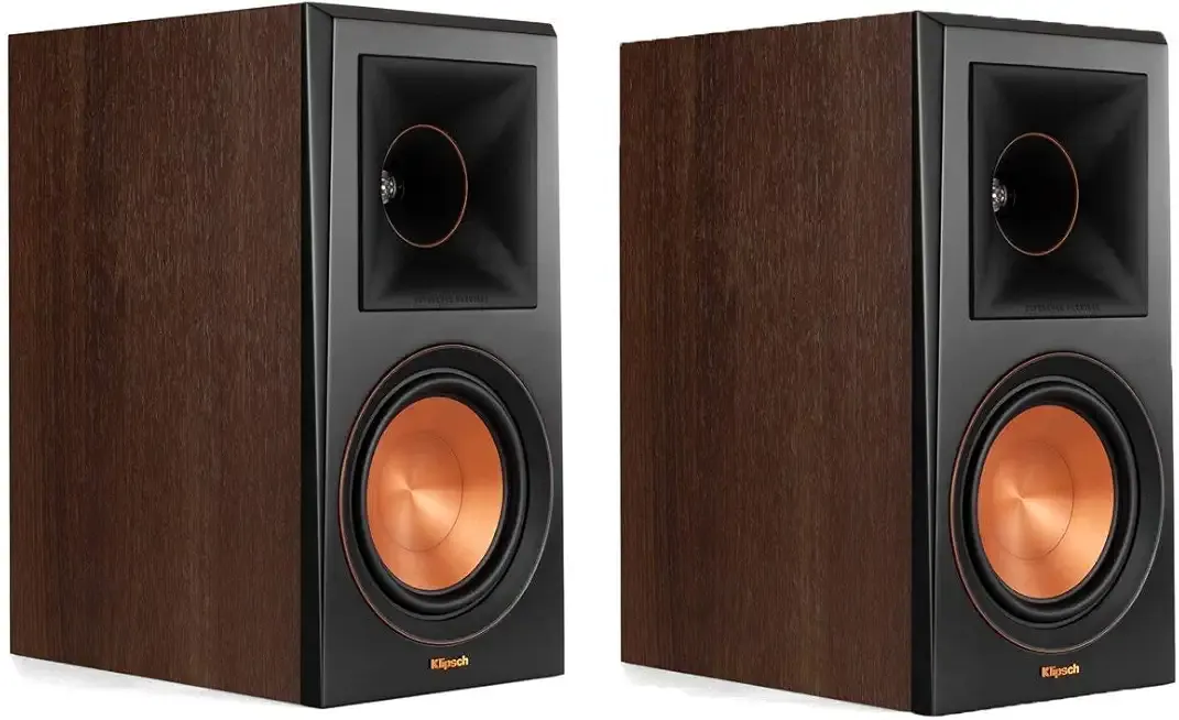Klipsch RP-600M Bookshelf Speakers (Pair) (Walnut)