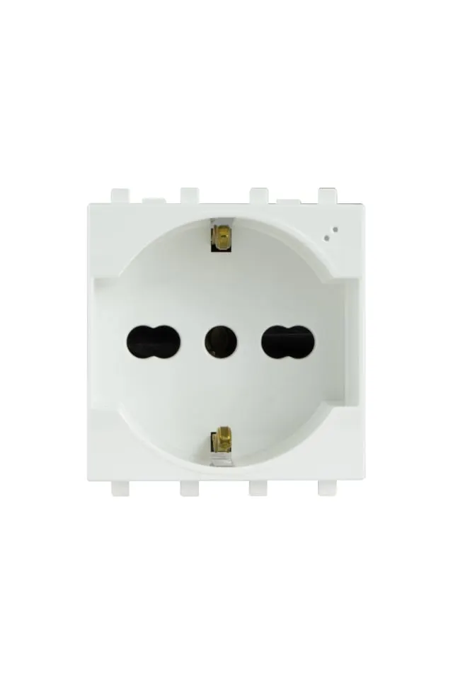 Presa di alimentazione universale Luhta LEXMAN 16-10 A, colore bianco