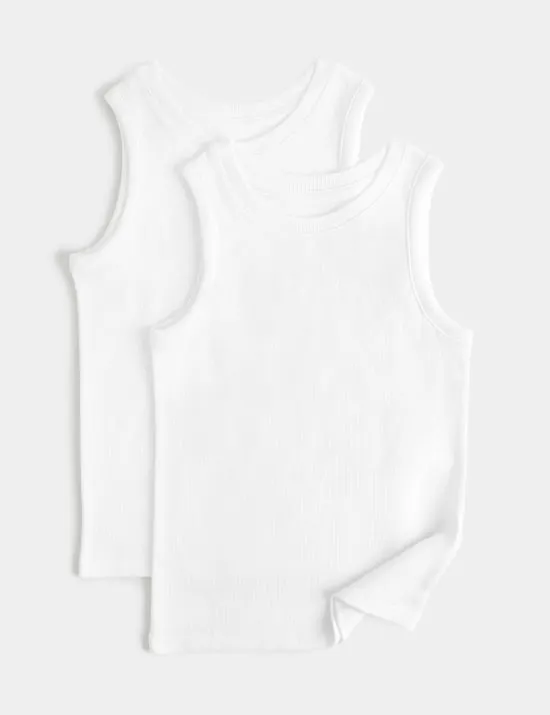2 Pack Heatgen™ Thermal Vests (2-14 Yrs)