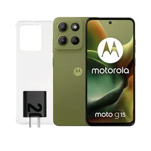 Celular Motorola G15 4GB 128GB Iguana Green
