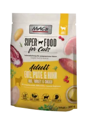 MAC's SUPER FOOD mit Ente, Pute und Huhn für Katzen 300 g