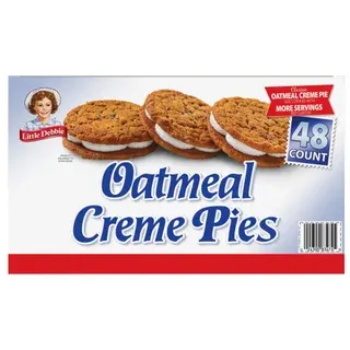Little Debbie Oatmeal Creme Pies, 1.3 oz, 48-count