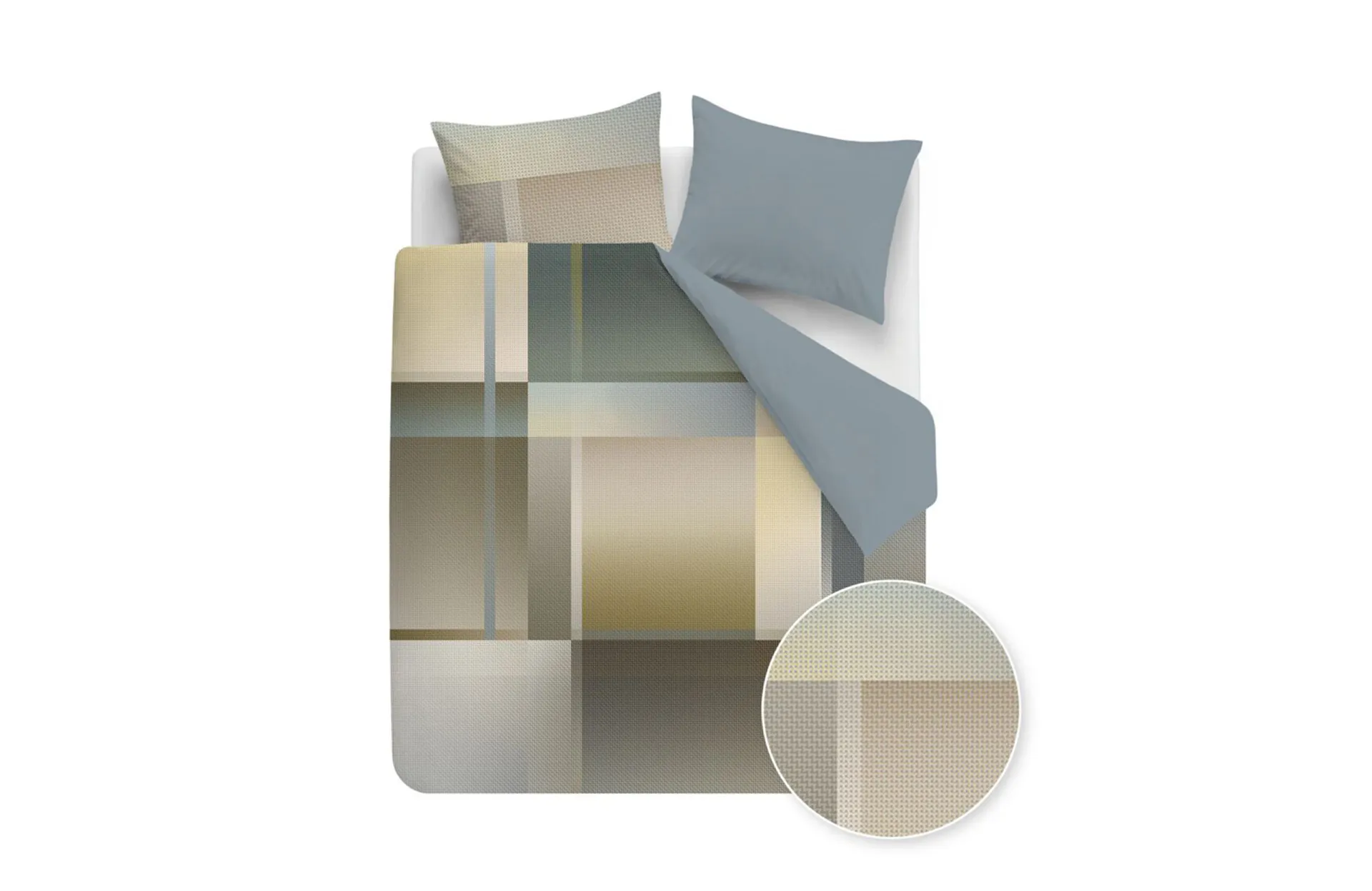 Kardol by Beddinghouse Cuadrado Dekbedovertrek Blue Green