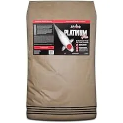 Blue Ridge Koi Fish Food 50lb - Platinum Pro Formula Goldfish Food, Premium Pond Pellets
