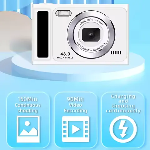 2.4 Inch High Definition Digital Camera Retro Ccd Portable Camera 48 Million Pixels Auto Focus Entry-Level Camera Dual Camera