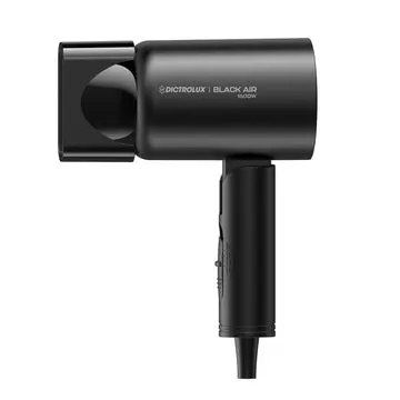 Phon Asciugacapelli da viaggio Pieghevole Black Air 2100 Watt