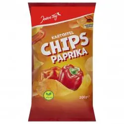Jeden Tag Kartoffel Chips Paprika