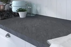 Plan de travail en particules stratifié anthracite GALAXIE - L.180 x Ep.2,8 cm