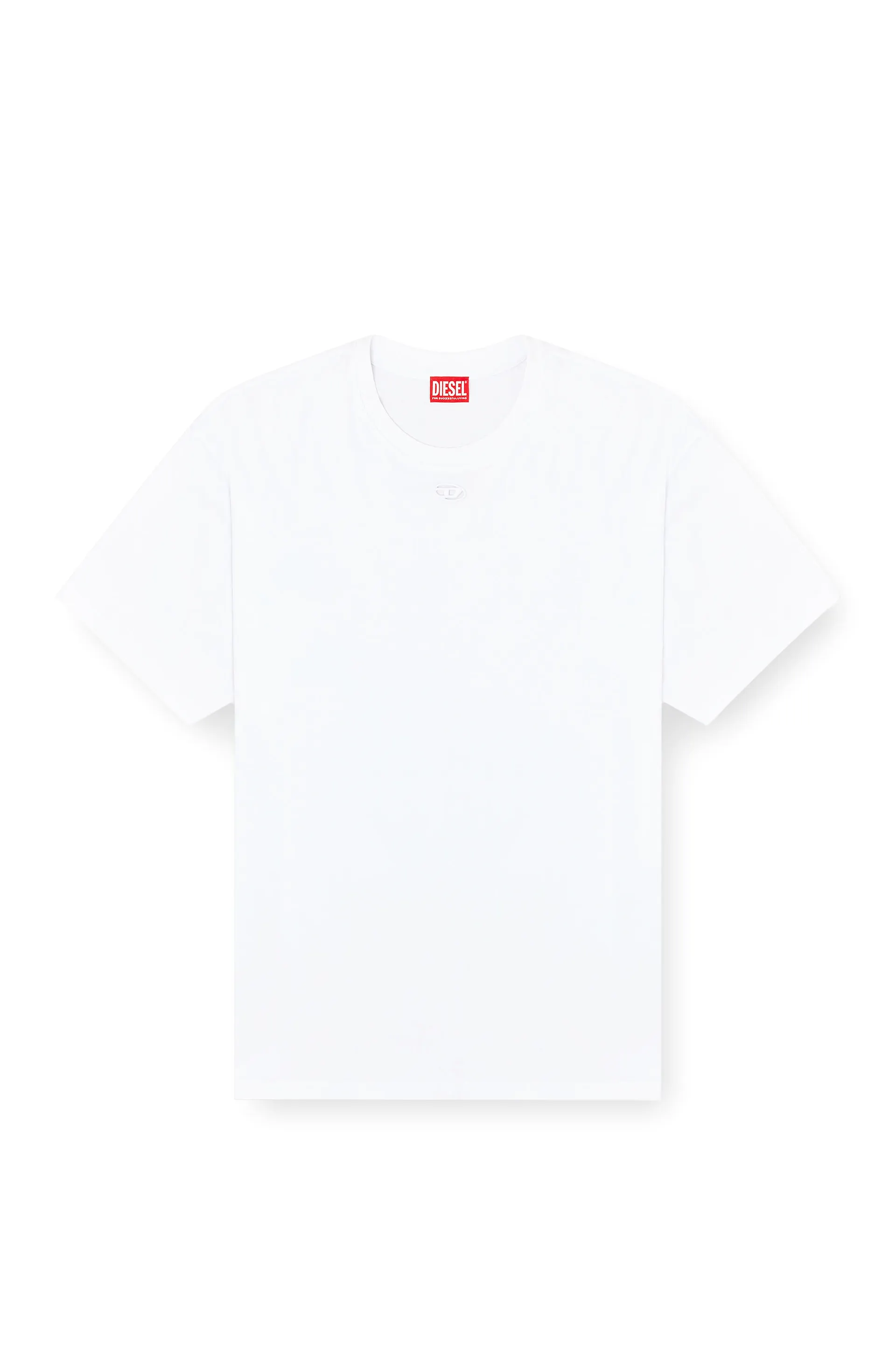 Relaxed cotton T-shirt with Oval D embroidery