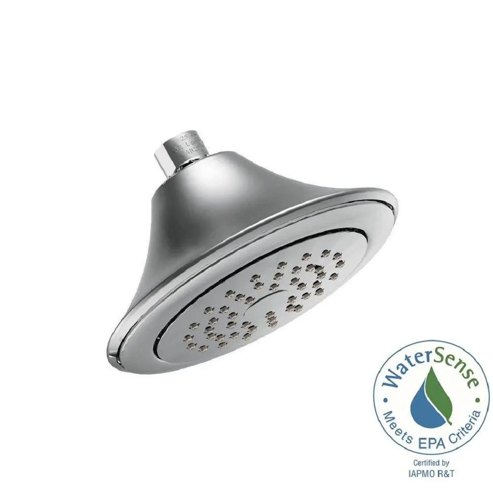MOEN Rothbury 1-Setting 6.5-Inch Diameter Eco Performance Rain Shower Head in Chrome