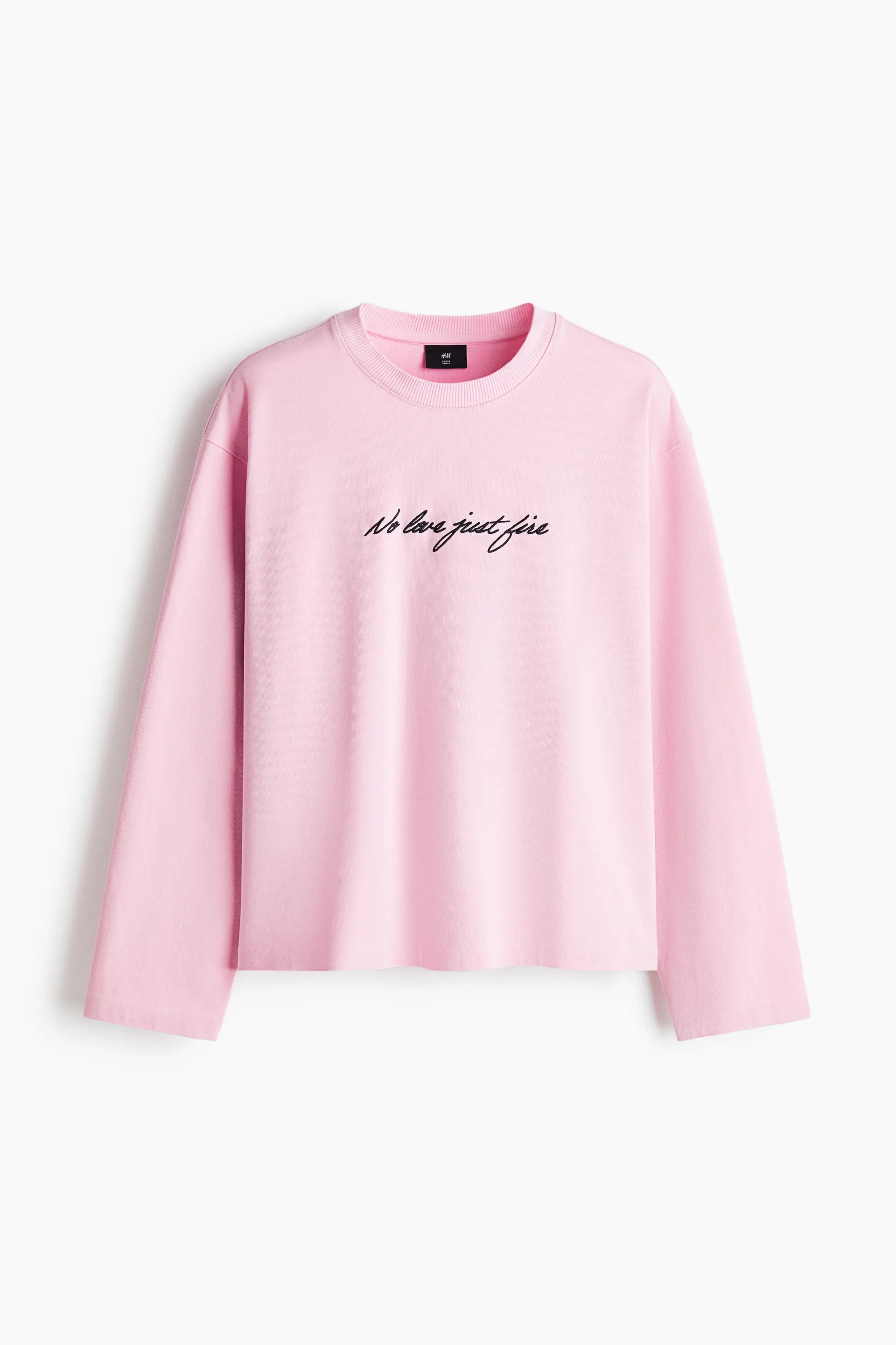 Playera Loose Fit de manga larga