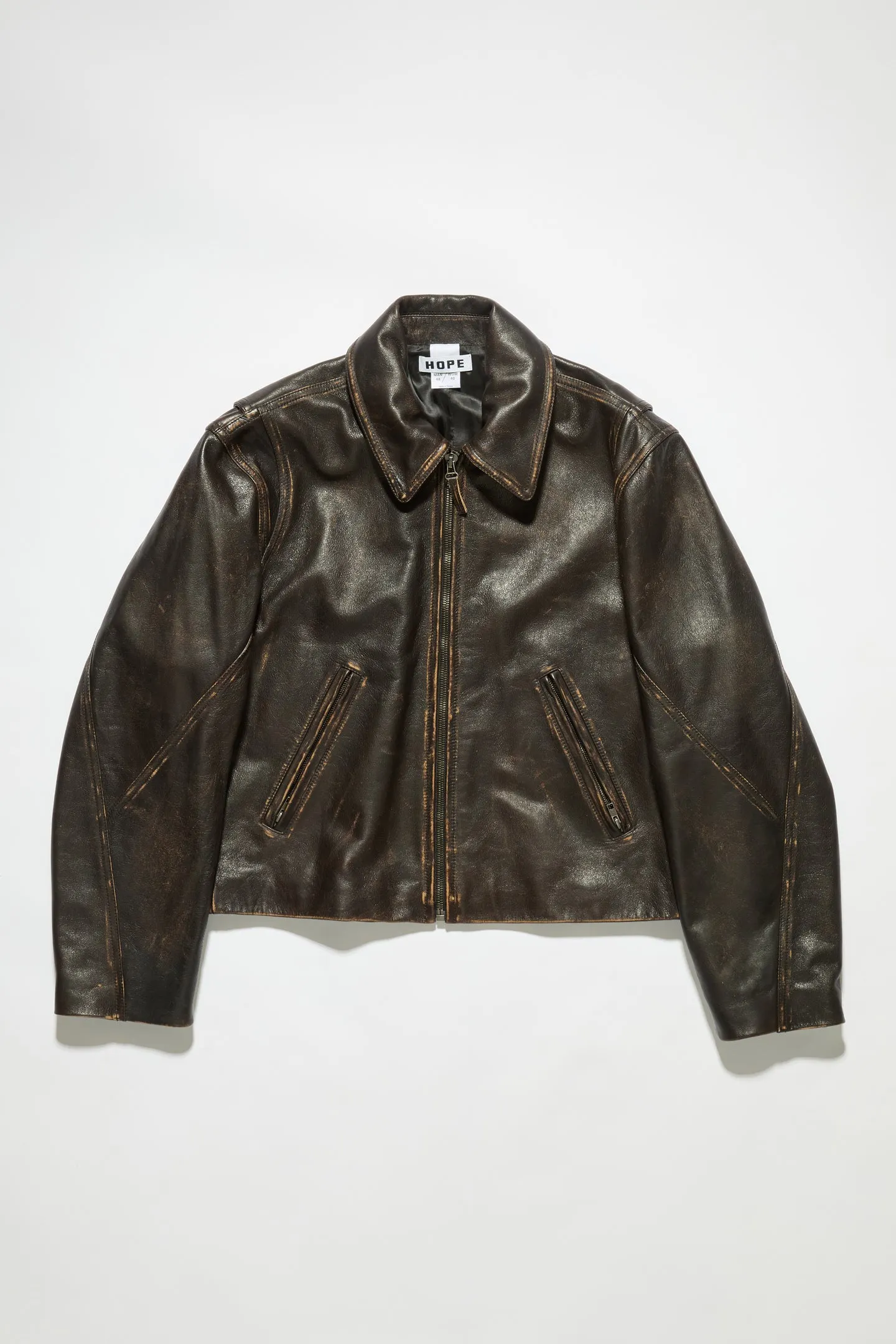 Boxy Leather Jacket