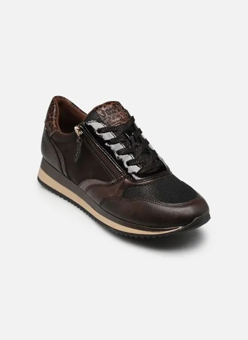 Lage sneakers 23774-43 dames bruin